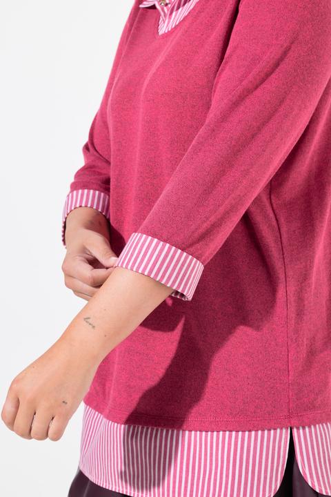 Produktbild Miamoda 2-in-1-Pullover, Lagen-Look, 3/4-Ärmel (54)
