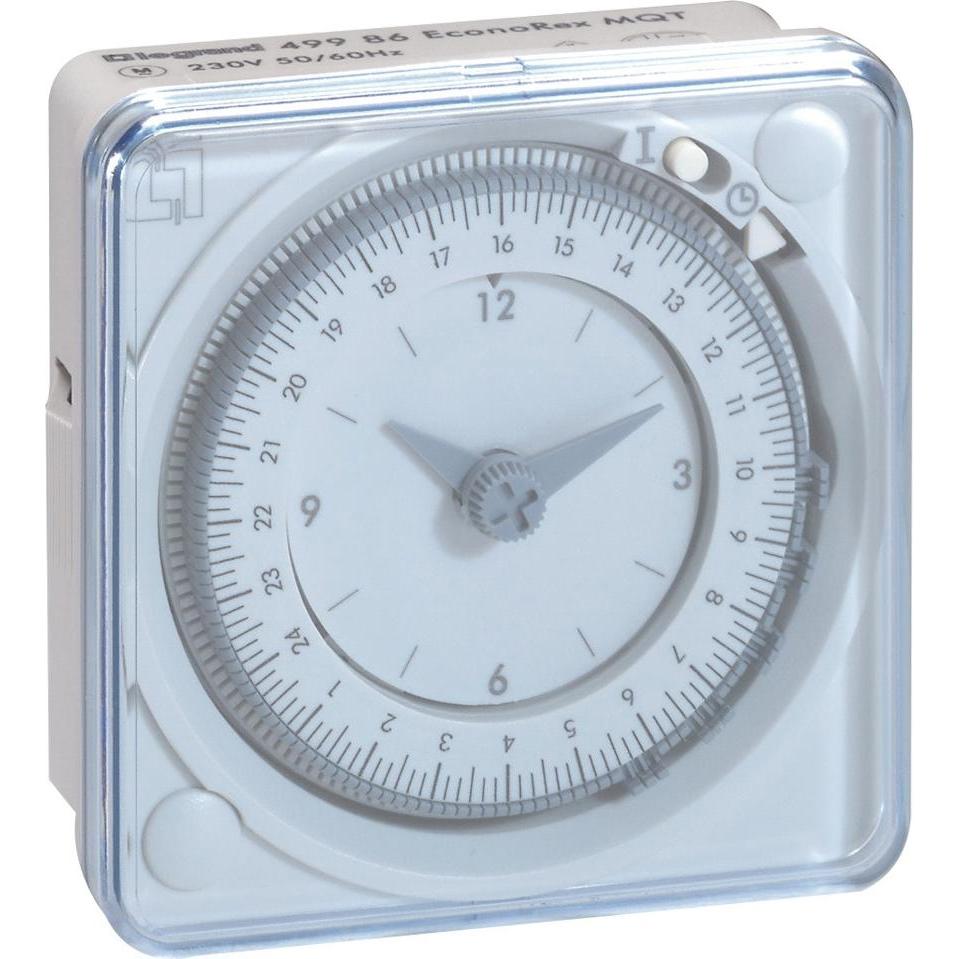 Legrand, Zeitschaltuhr, LEG 49986 Analogtagesschaltuhr 230V ECONOREX MQT