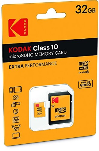 Produktbild Kodak Sd Micro 32gb Cl10 Extra Con Adatt. (32 GB, microSDHC, U3)
