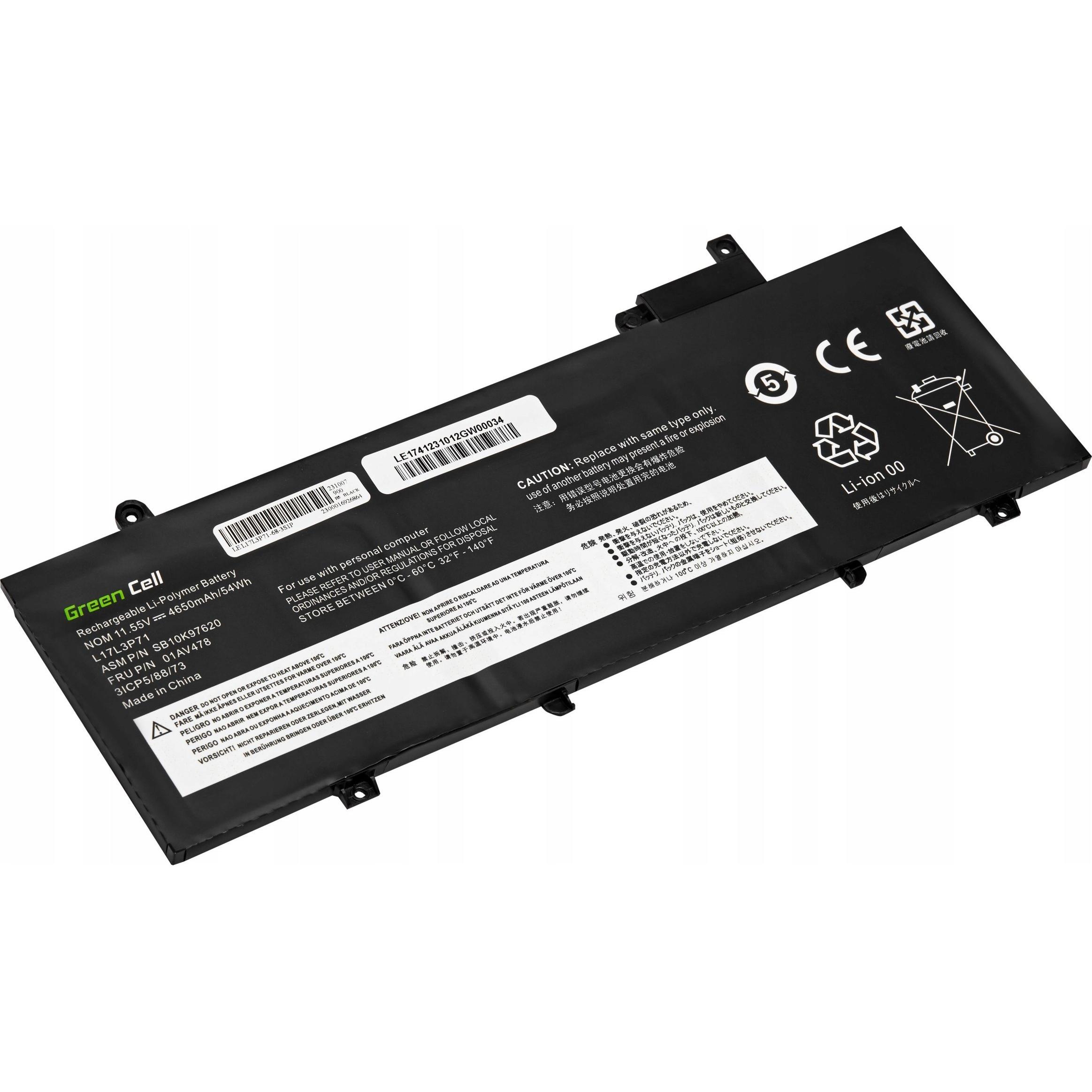 Thumbnail - GreenCell Laptop Battery for Fujitsu-Siemens LifeBook E8410 E8420 E780 - 14.4V - 4400mAh (8 Zellen, 4400 mAh), Notebook ...