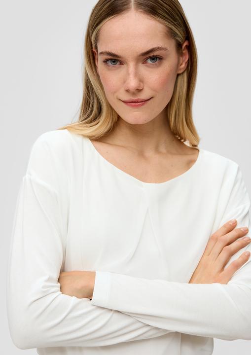 Produktbild S.Oliver T-Shirt T-Shirt mit Falten-Detail (46)