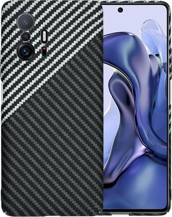 Actual product image Techsuit - Carbonite FiberShell - Xiaomi 11T / 11T Pro - Stealth Gray (Xiaomi 11T|Xiaomi 11T Pro)