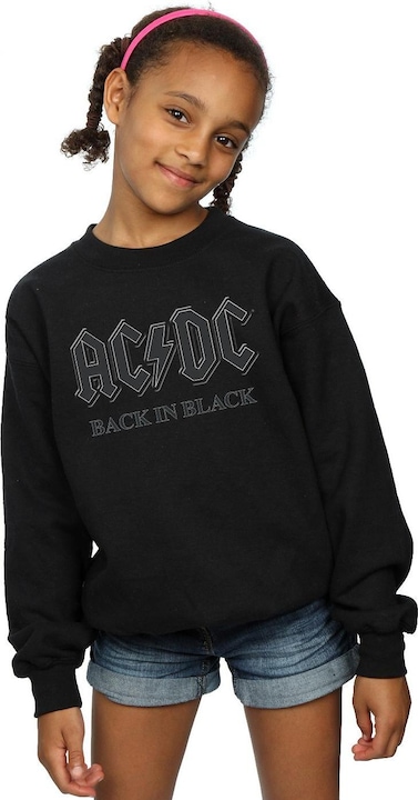 Image du produit AC/DC - Sweat BACK IN BLACK - Fille (152, 158)