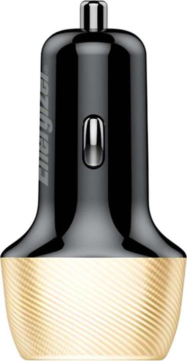 Immagine prodotto Energizer Caricabatterie da auto - Power Delivery e QC3 - 38W - 1 USB-C e 1 USB-A, oro