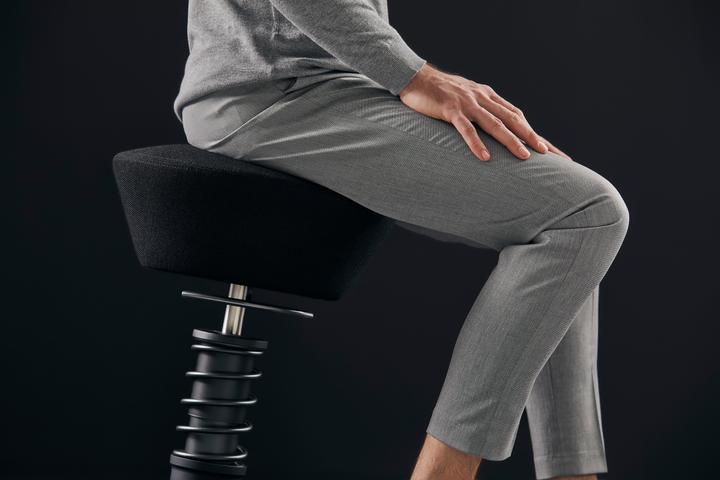 Immagine prodotto Aeris SWOPPER - Sgabello da ufficio con sedile a rotelle