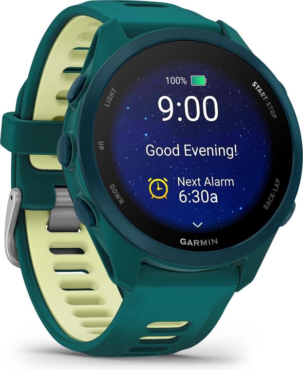 Produktbild Garmin Forerunner 170 Music GPS Running Watch, blue-green