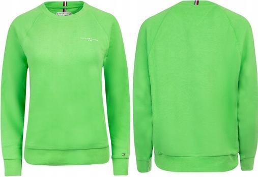 Actual product image Tommy Hilfiger Ladies Sweatshirt 1985 without hood, Green (Spring Lime), M (M)