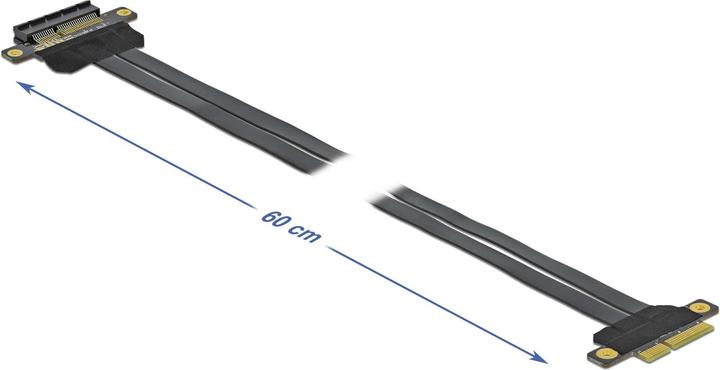 Produktbild Delock PCI-E Riser Karte x4 zu x4 flexibel, 60 cm