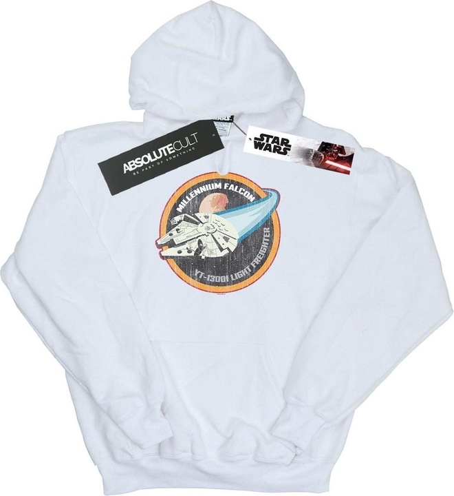 Produktbild Star Wars Millennium Falcon Badge Kapuzenpullover (M)
