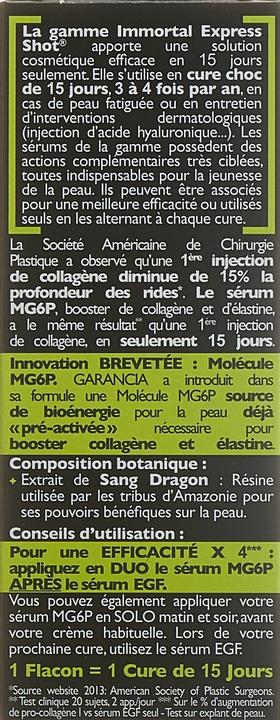 Image du produit Garancia Immortal Expr Shot Mg6P (15 ml)