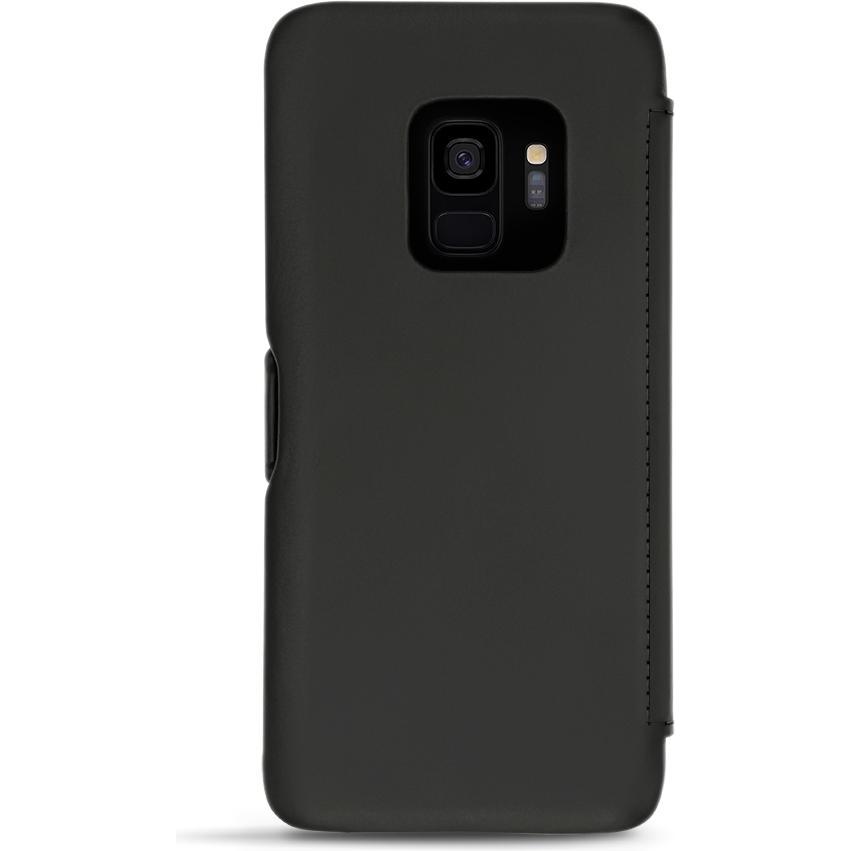 Noreve Lederschutzhülle horizontal (Samsung Galaxy S9), Smartphone Hülle, Grün