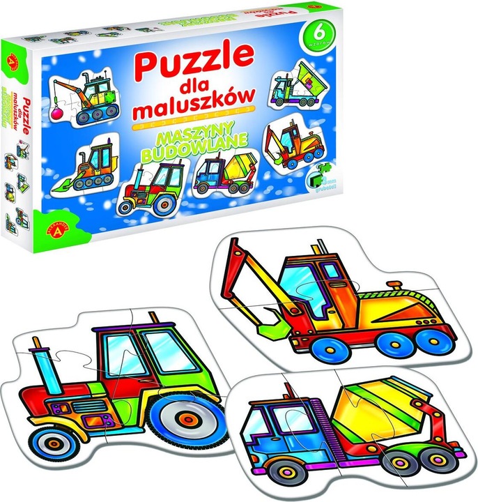 Immagine prodotto Alexander Puzzle di Maluszków - Maszyny Budowlane (27 pezzi)