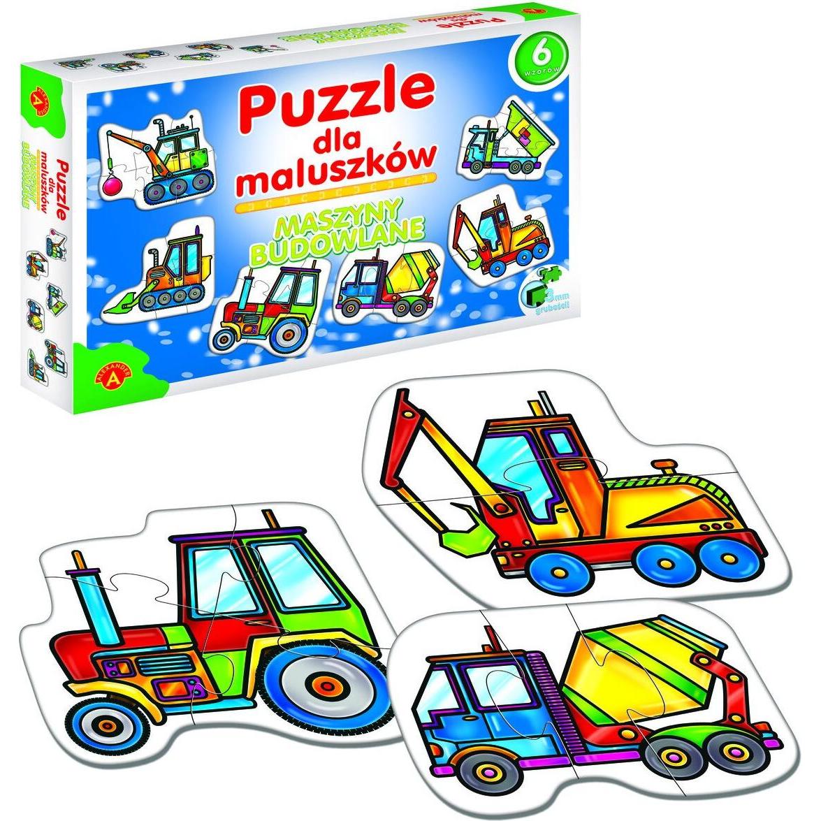 Thumbnail - Alexander Puzzle dla Maluszków - Maszyny Budowlane (2 Teile)