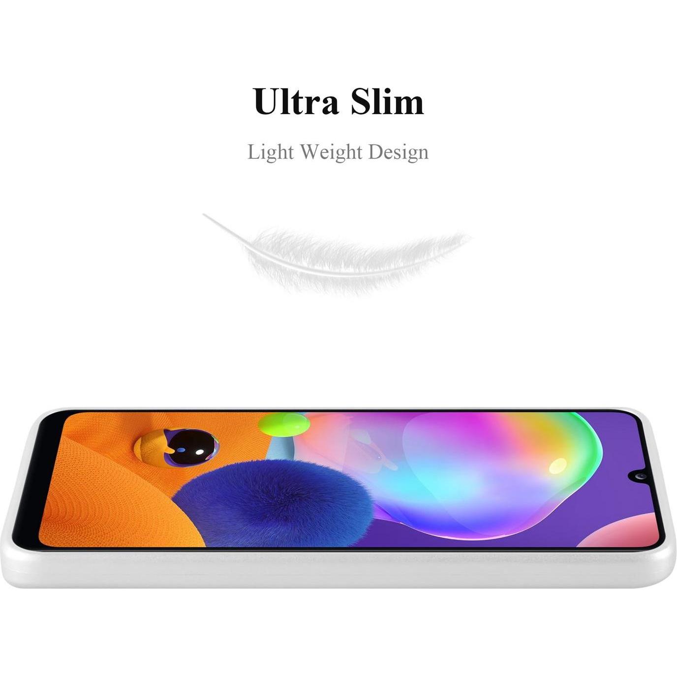 Thumbnail - Cadorabo TPU Matt Metallic Cover (Samsung Galaxy A31), Smartphone Hülle, Silber