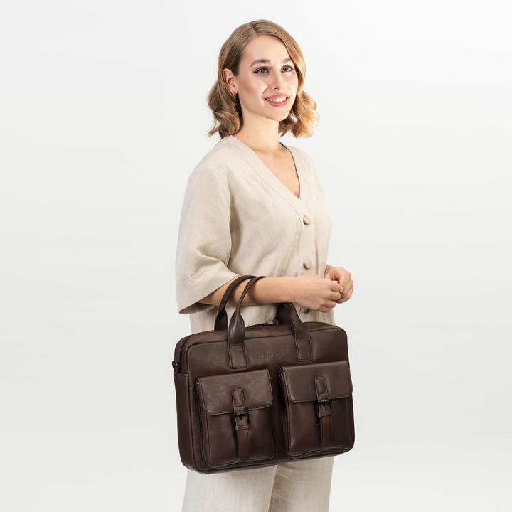 Produktbild Farmhood Memphis Aktentasche Leder 39 cm Laptopfach (15.40")