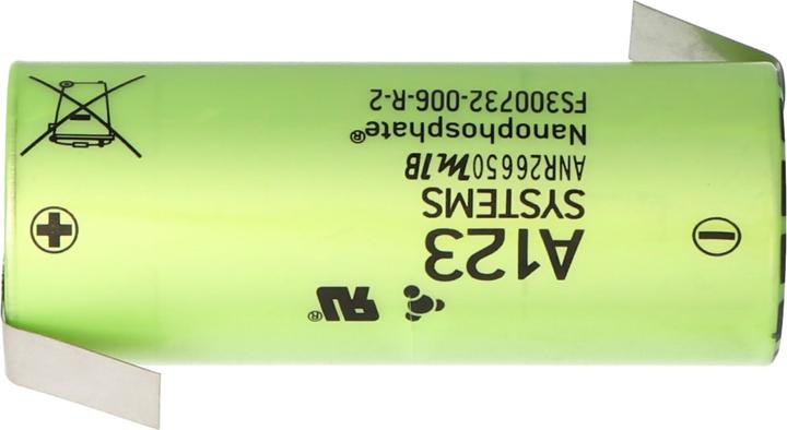 Image du produit A123 Systems Akku ANR26650M1B, mit Lötfahnen Z-Form (2500 mAh)