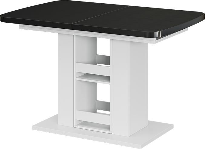 Actual product image Vicco Dining table Fenaro, Black/white/White, 120 x 80 cm (120 x 80 x 76 cm)