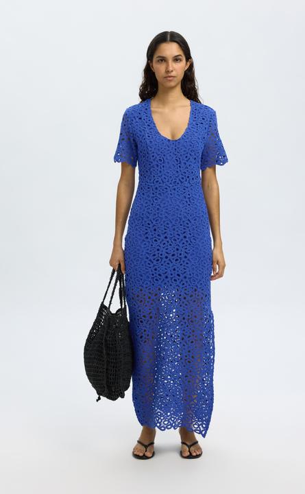 Image du produit Selected Häkel-Look Maxikleid (40)