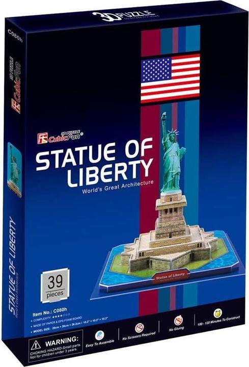 Produktbild Cubicfun 3D-Puzzle Statue of Liberty (39 Teile)
