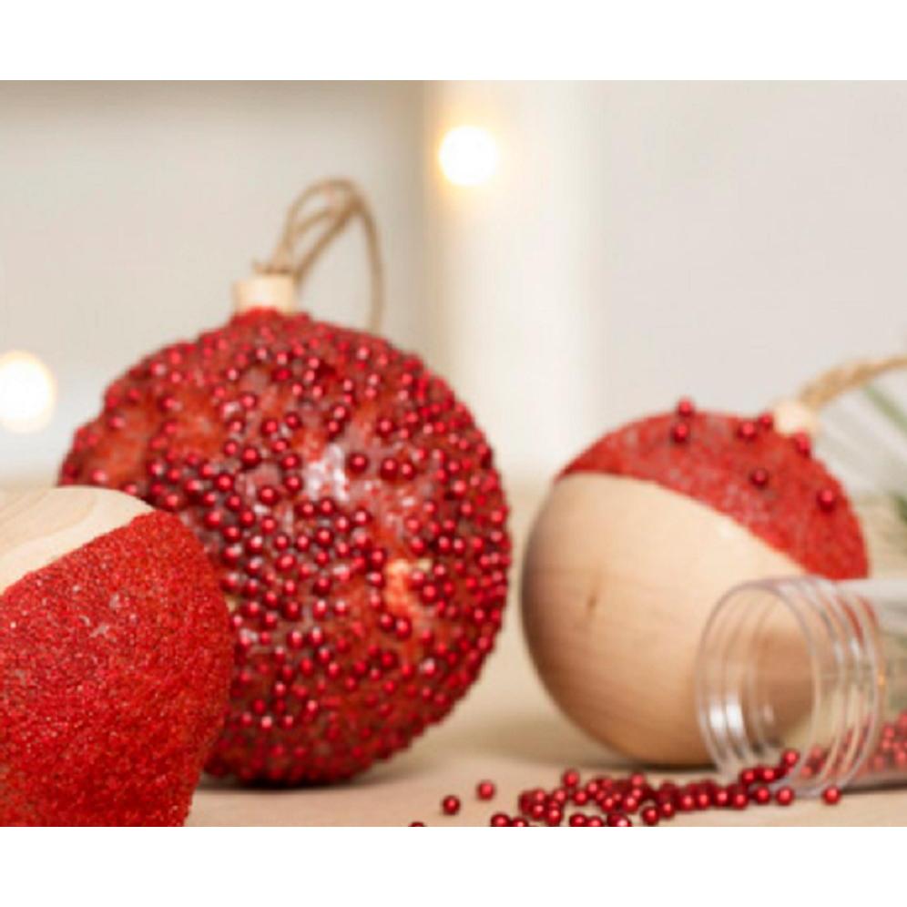Thumbnail - Creativ Company, Christbaumschmuck, Holzkugel Weihnachtsschmuck (1 -teilig)