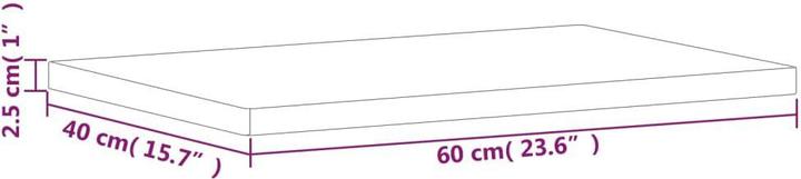 Produktbild vidaXL Waschtischplatte