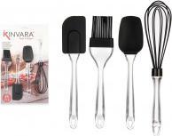 Actual product image Kinvara set 4 pieces silicone utensils