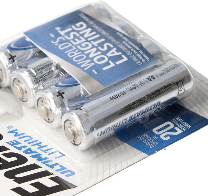 Immagine prodotto Energizer Ultimate Lithium (4 pz., AA, 3000 mAh)