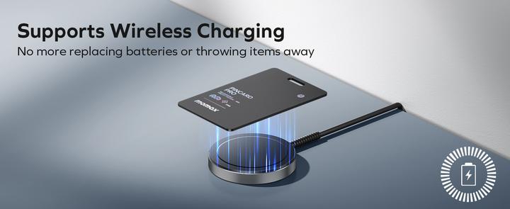 Momax PinCard Pro Rechargeable Find My Tracker