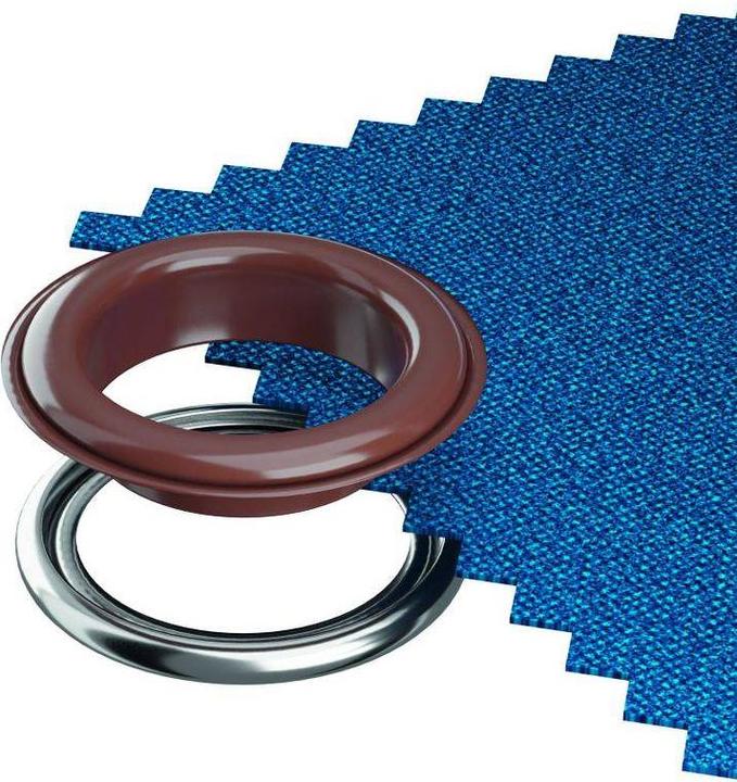 Immagine prodotto Prym Occhielli con dischi MS, colore marrone scuro-argento 14 mm, 15 pezzi.