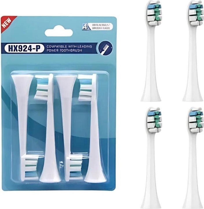Hermex Toothbrush head Alternative replacement brushes for Philips Sonicare W2 (8 x)