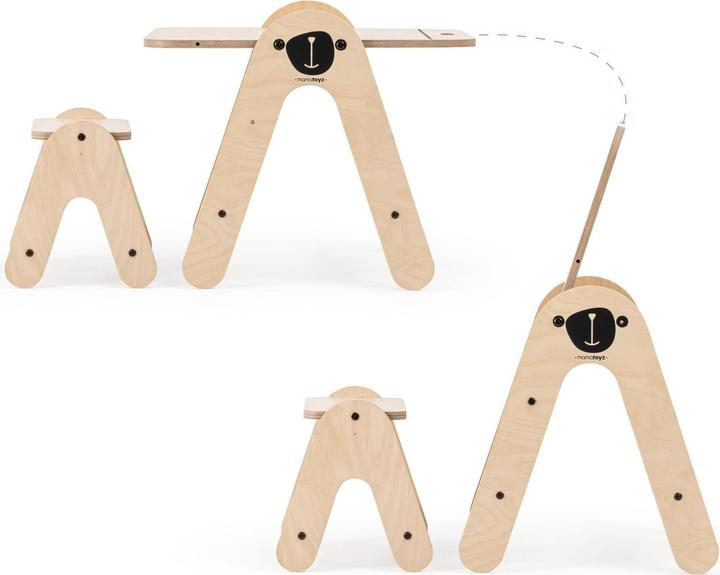 Produktbild MamaToyz Kindersitzgruppe Aktivitäten Tisch & Schreibtafel: Bär (Kindersitzgruppe)