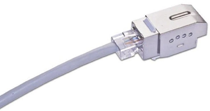 Produktbild Wirewin KAT6 10 Gigabit Ethernet Keystone Modul, mit Sperrfunktion Keystone System (Keystone Modul)