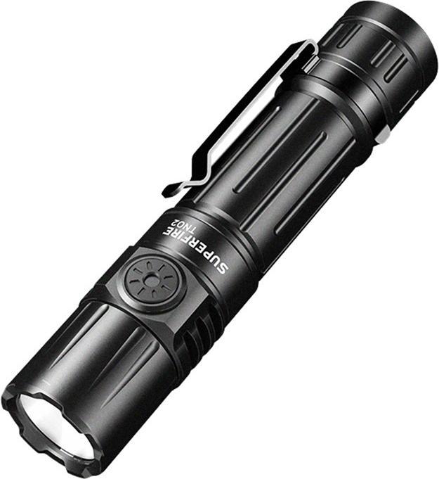 Actual product image Superfire Latarka TN02,1800lm, USB-C (12.15 cm, 1800 lm)
