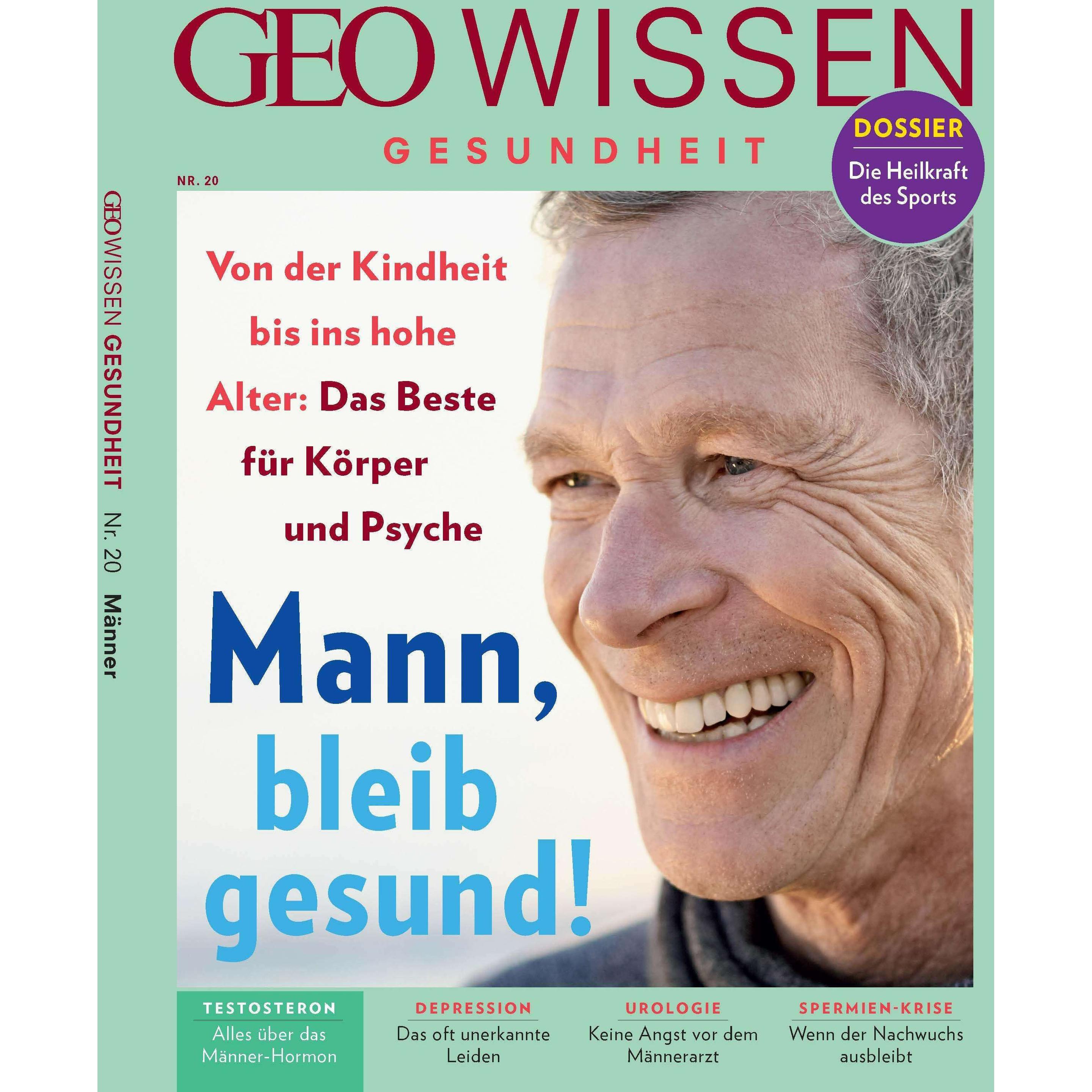 Thumbnail - GEO Wissen Gesundheit 20/22 - Mann, bleib gesund!, Ratgeber von Markus Wolff, Jens Schröder