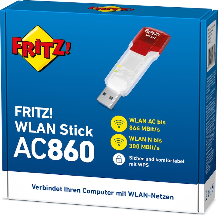 Image du produit AVM FRITZ!WLAN Stick AC 860 (USB)