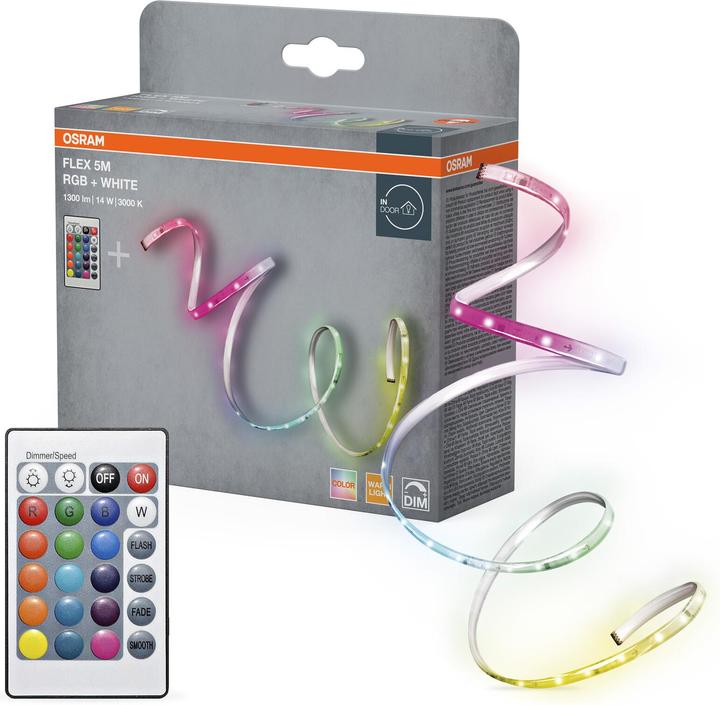 Osram Flex 5M RGB Remote Control (Blue, Green, Red, Warm white, 500 cm, Indoor)