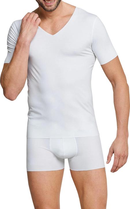 Produktbild Schiesser Shirt Loungewear "Laser Cut" weiss (L)
