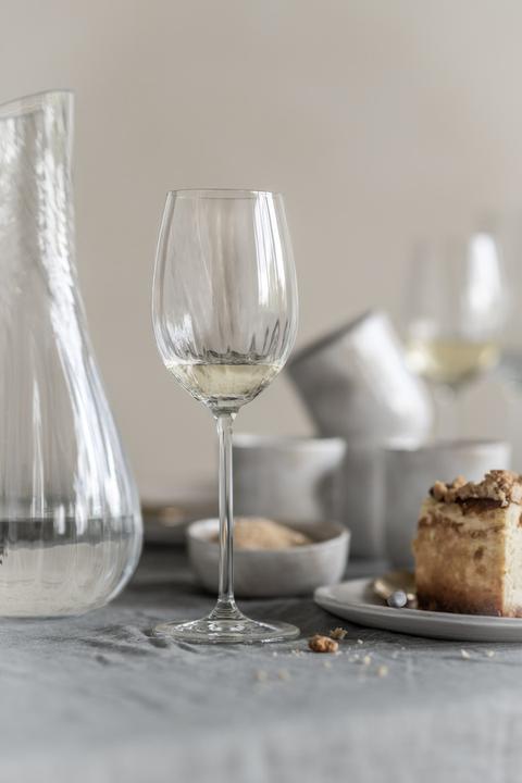 Actual product image Zwiesel White Wine Goblet Prizma 296ml H21,8cm Ø7,4cm (29.60 cl, 2 Glasses, White wine glasses)