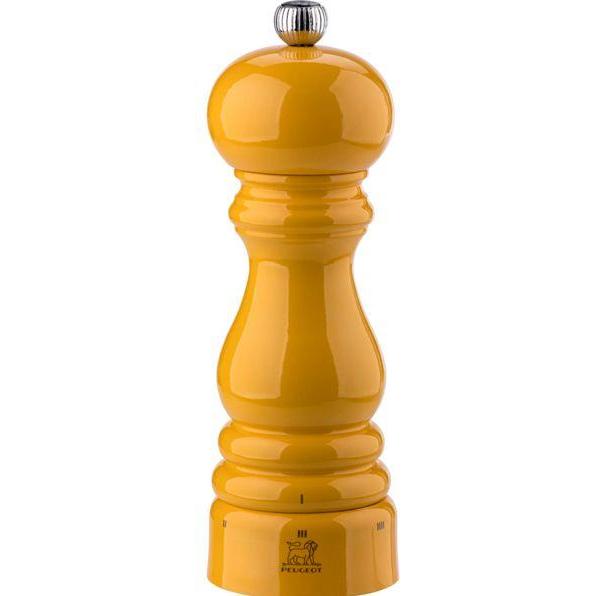 Peugeot Paris Salzmühle 18 cm Rama uSelect Safran Buchenholz, Pfeffermühle + Salzmühle, Gelb