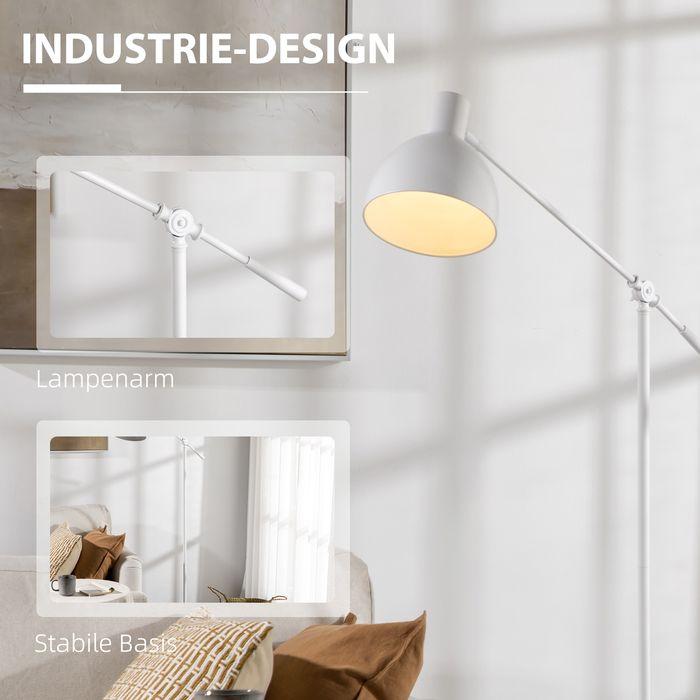 Image du produit Swisshandel24 Stehlampe höhenverstellbar, 40 W Stehleuchte exkl. Leuchtmittel mit E27 Sockel (E27)