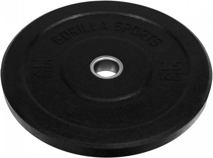 Actual product image Gorilla Sports Hi Temp Bumper Plates (2 x 15 kg)
