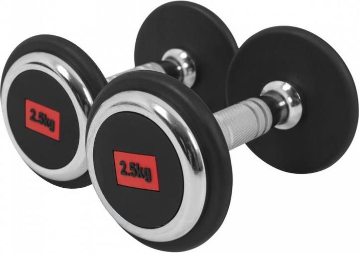 Immagine prodotto Gorilla Sports Manubrio in gomma professionale (2 x 2,5 kg)