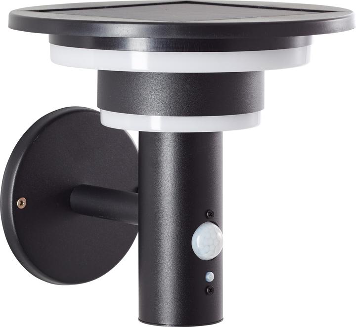 Produktbild Brilliant Garvina G40405/06 Solar-Aussenwandleuchte mit Bewegungsmelder 3 W War (430 lm, IP44)