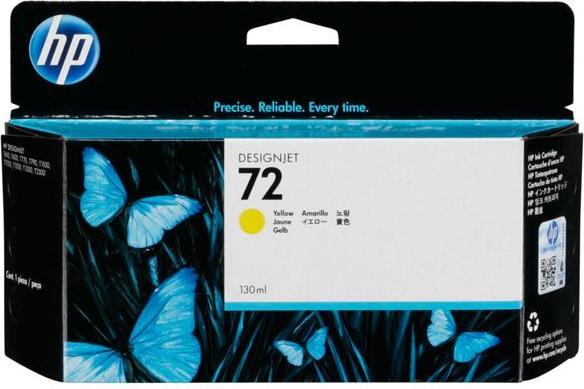 Actual product image HP 72 (Y)
