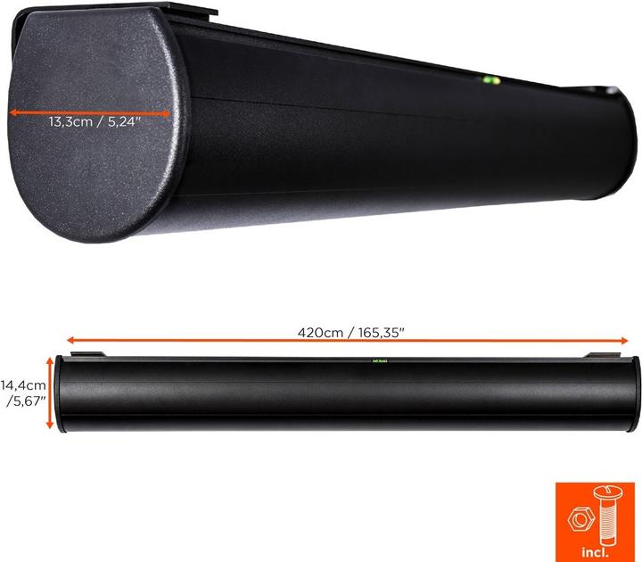 Actual product image Celexon Motor Chroma Key Green Screen, 400x300cm (157.48", 4:3)
