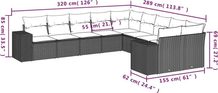 Actual product image VidaXL Lecce