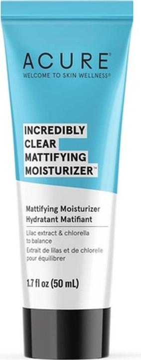 Actual product image Acure Organics Oil Control Facial Moisturizer with Lilac Stem Cells and 1% Chlorella Growth Factor 1 (50 ml, Day cream)