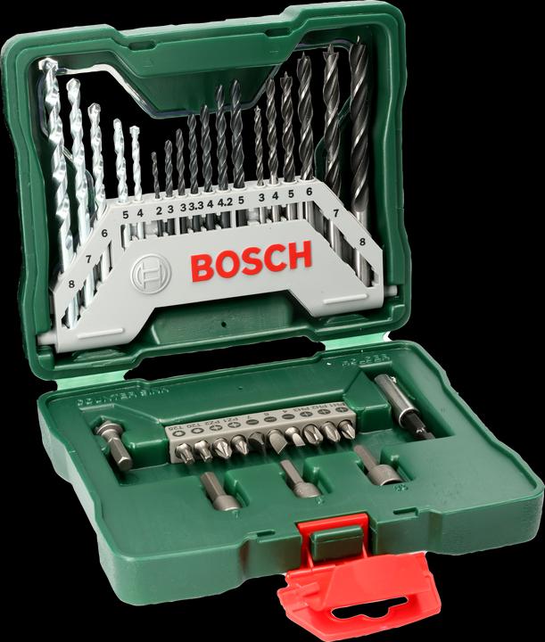 Actual product image Bosch Zubehör X - Line drill - and bit set (2 mm, 3 mm, 4 mm, 5 mm, 6 mm, 7 mm, 8 mm)