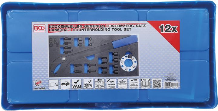 Immagine prodotto BGS Modulo per carrelli portautensili 1/3: Set di controsupporti per alberi a camme per VAG