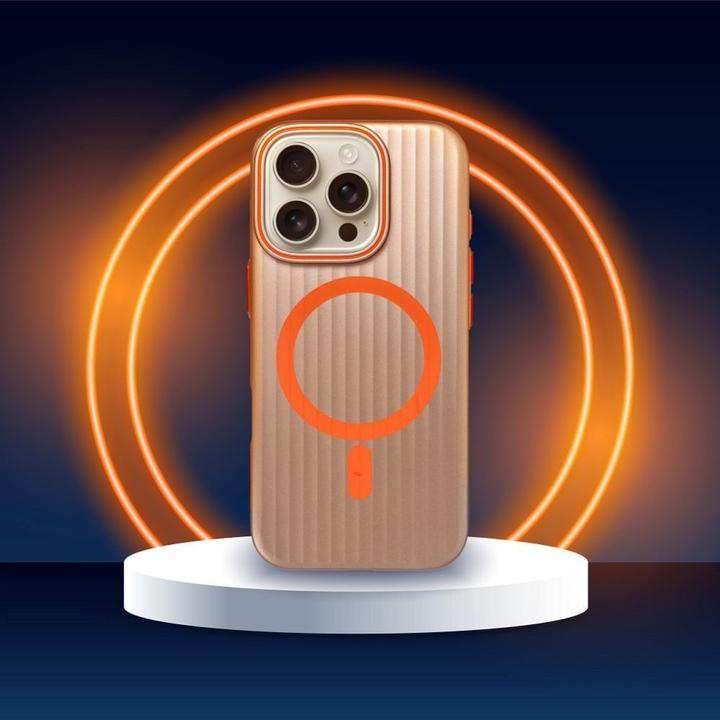 Produktbild OEM Back panel cover Case SIMPLY compatible with MagSafe for IPHONE 15 Pro titanium desert (Apple iPhone 15 Pro)